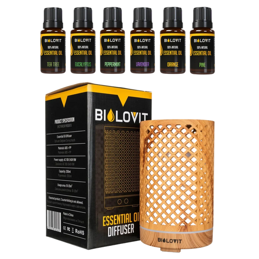 Ultrahangos diffúzor és 6 db illóolaj - Relax csomag